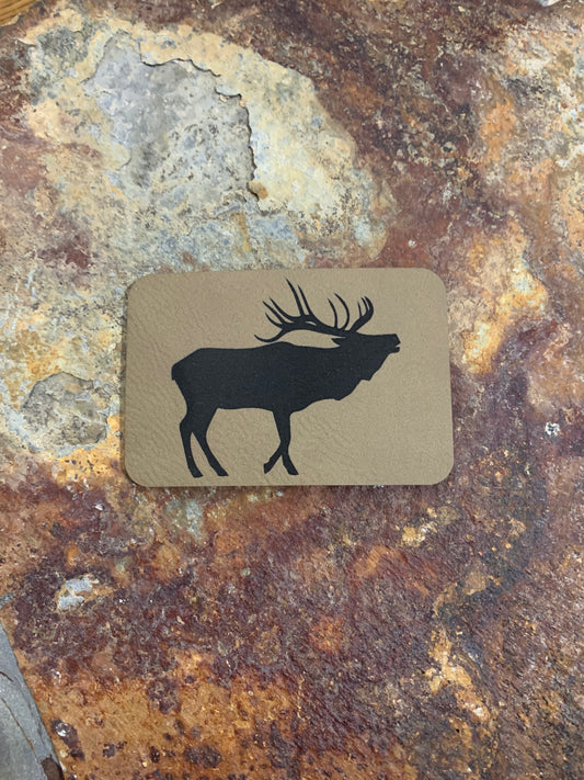 Nature Bound Outdoor Bugling Elk - VELPATCH 3" x 2" inch Hook Backed Patch