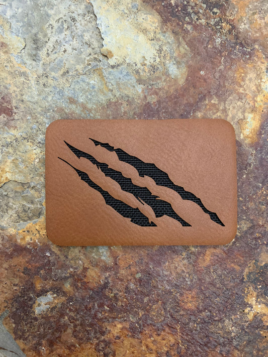 Nature Bound Outdoor Bear Claw Signature - VELPATCH 3" x 2" inch Hook Backed Patch
