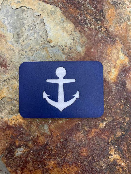 Anchor Signature - VELPATCH 3" x 2" inch Hook Backed Patch