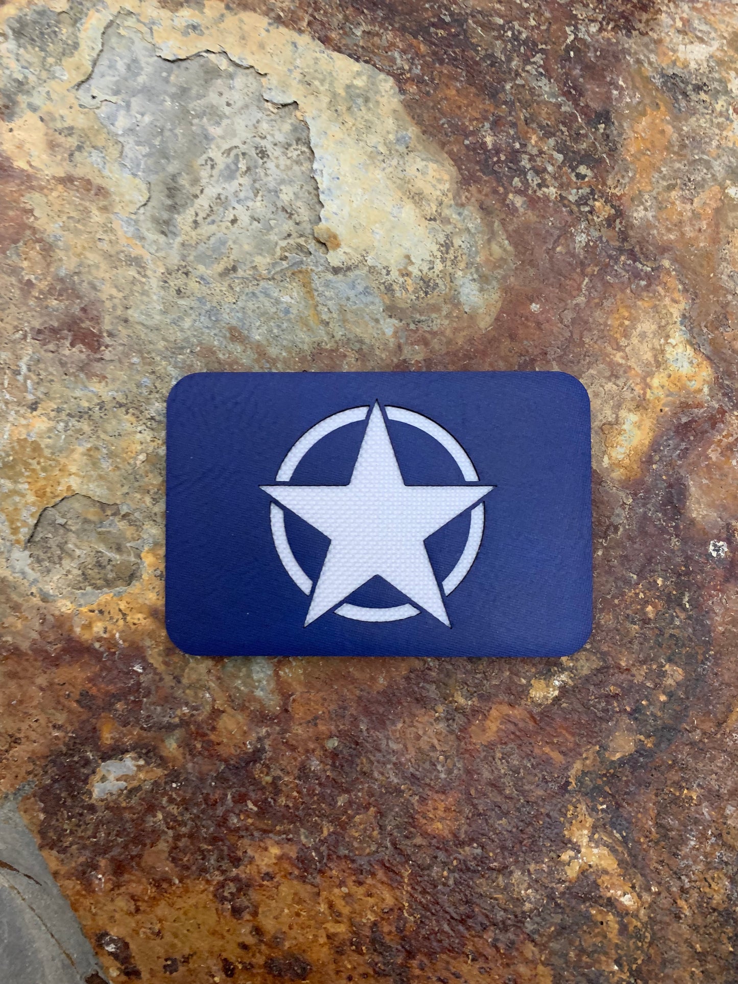 Invasion Star Signature - VELPATCH 3" x 2" inch Hook Backed Patch