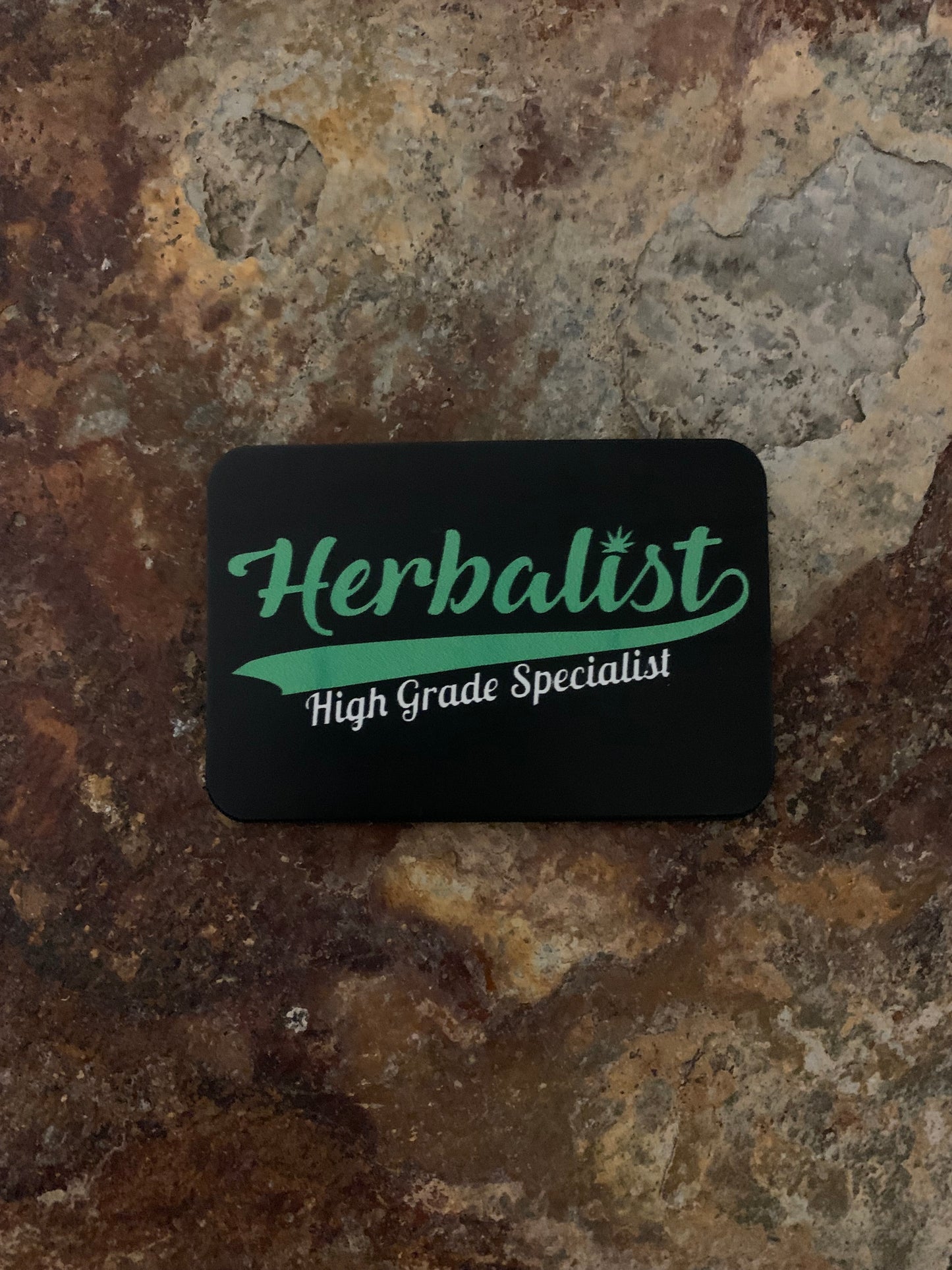 Cannabis Brand Herbalist High Grade Specialist DTF - VELPATCH 3" x 2" inch Hook Backed Patch