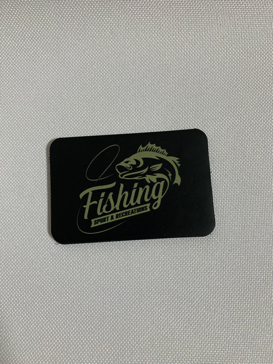 Nature Bound Outdoor Fishing, Sport and Recreations DTF - VELPATCH 3" x 2" inch Hook Backed Patch