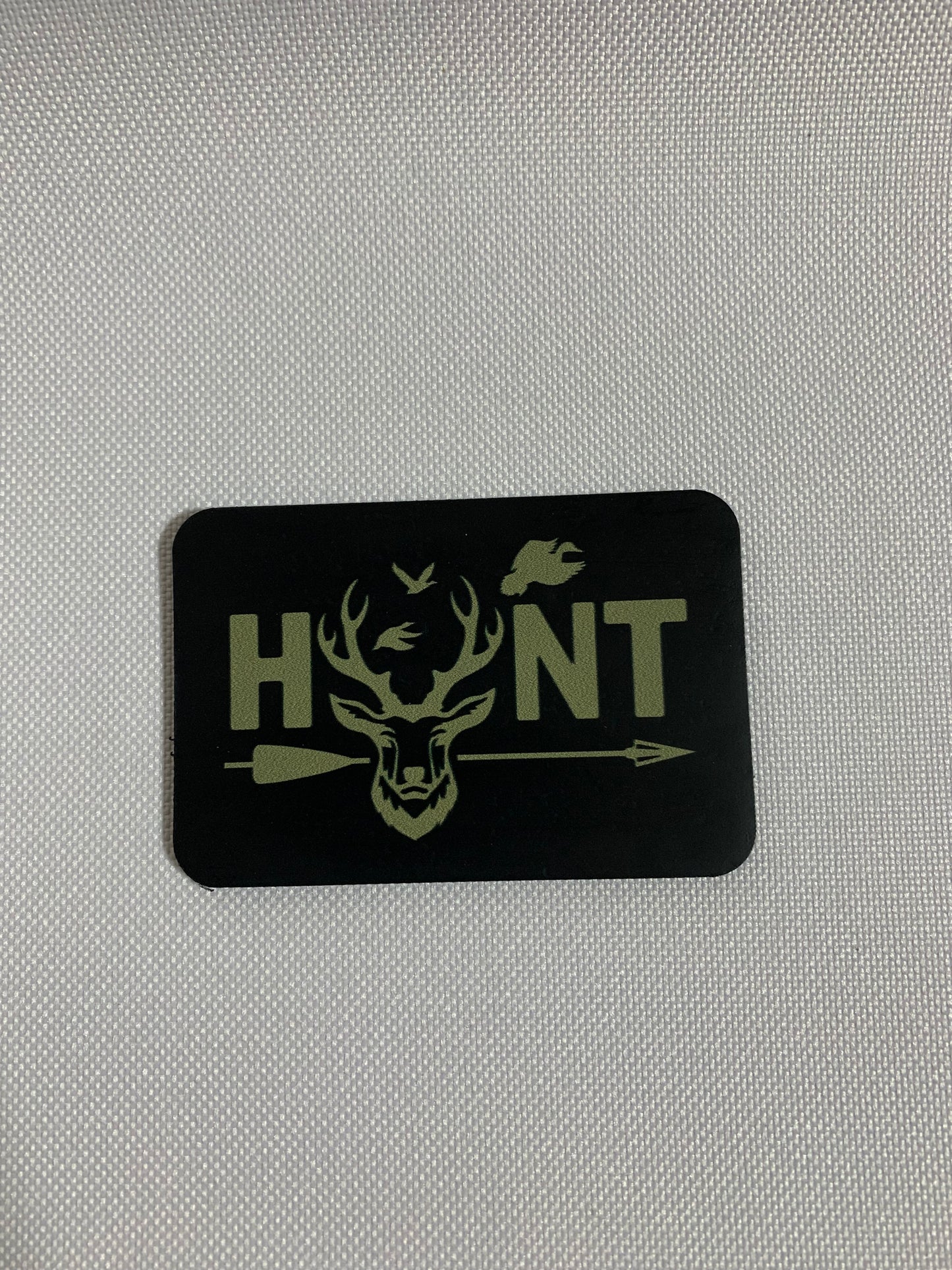Nature Bound Outdoor HUNT, Elk and Ducks With Arrow DTF - VELPATCH 3" x 2" inch Hook Backed Patch