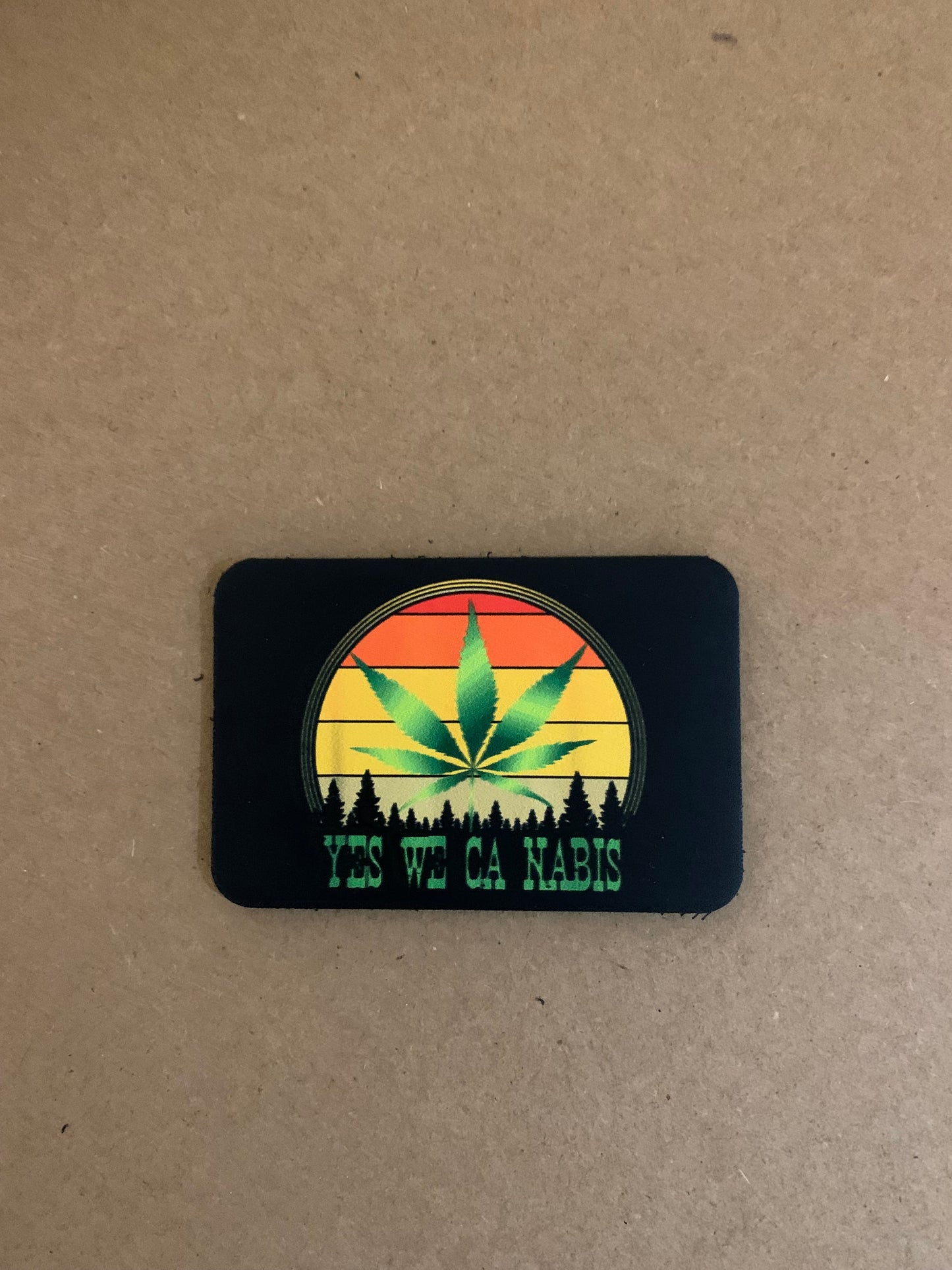 Cannabis Brand Yes We Ca Nabis DTF - VELPATCH 3" x 2" inch Hook Backed Patch