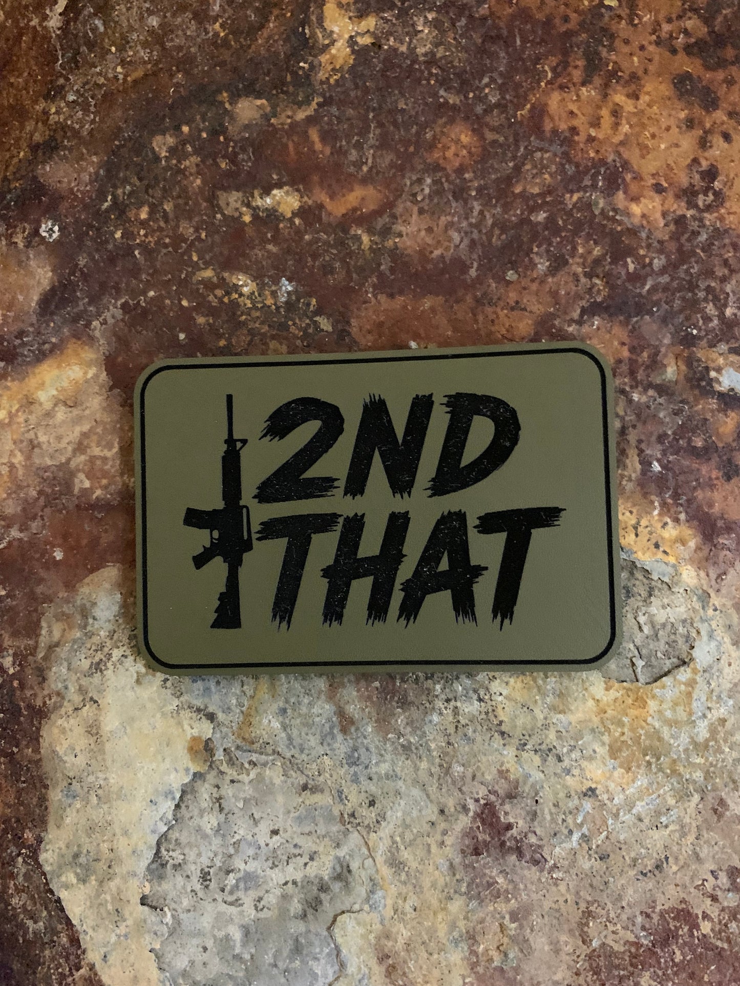 2nd That - VELPATCH 3" x 2" inch Hook Backed Patch