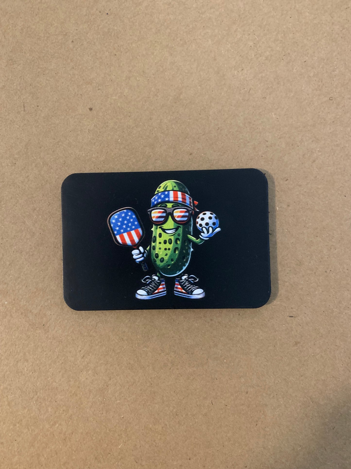 GOOD TIME Concepts Pickle Ball Pickle USA DTF - VELPATCH 3" x 2" inch Hook Backed Patch