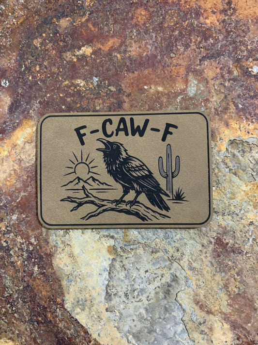 F-CAW-F - VELPATCH 3" x 2" inch Hook Backed Patch