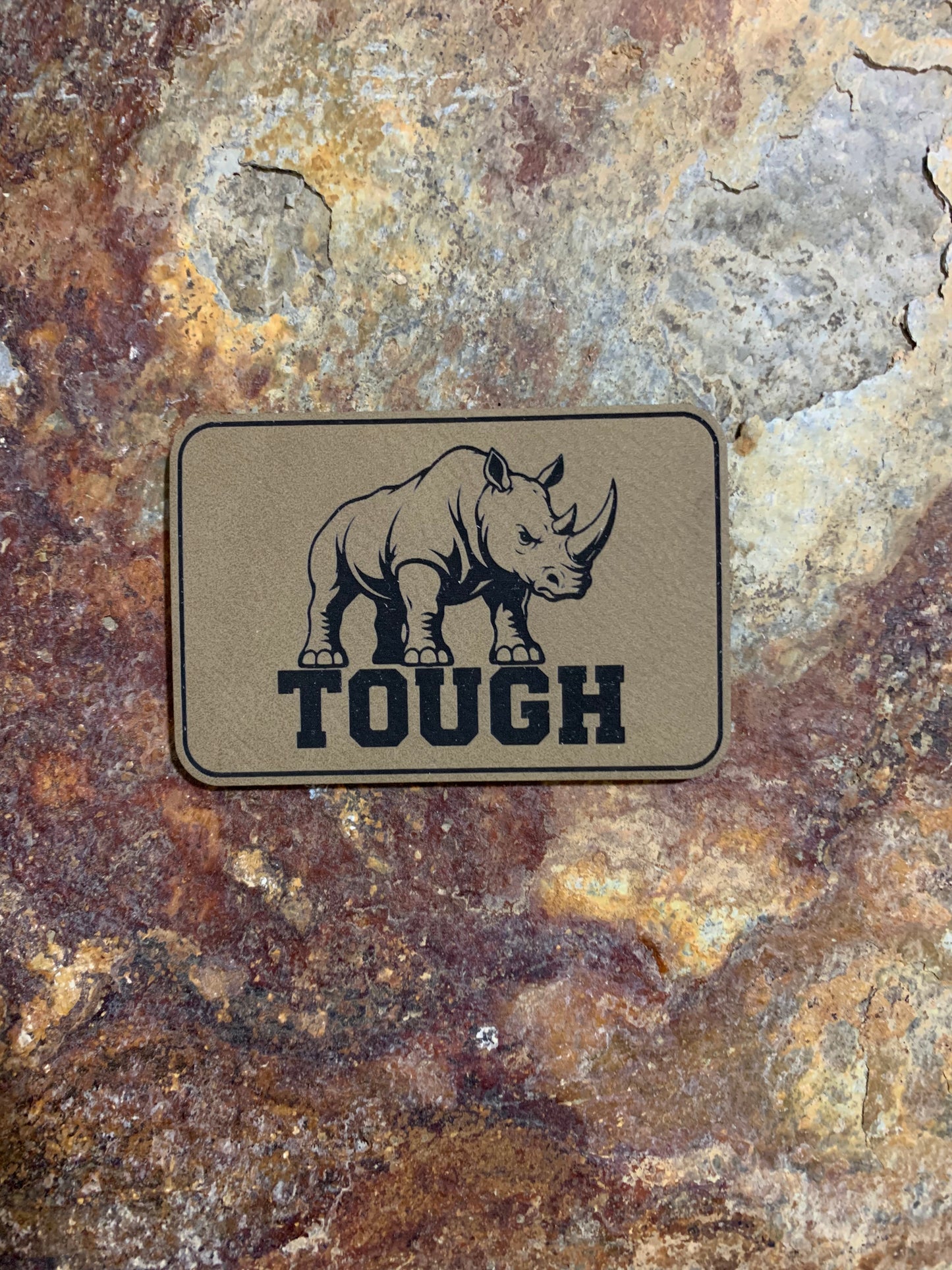 Rhino Tough - VELPATCH 3" x 2" inch Hook Backed Patch