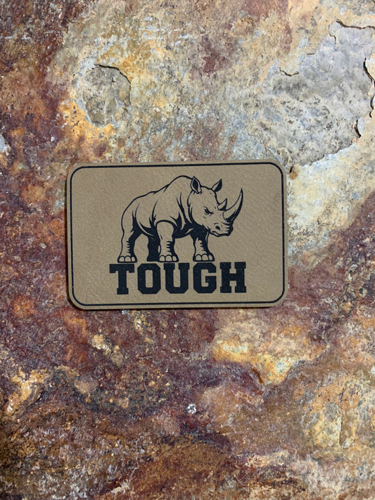 Rhino Tough - VELPATCH 3" x 2" inch Hook Backed Patch