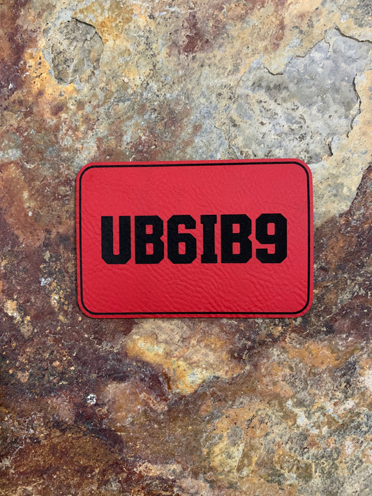 UB6IB9 - VELPATCH 3" x 2" inch Hook Backed Patch