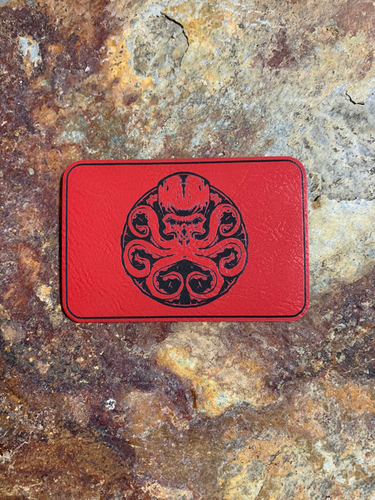 Octopus - VELPATCH 3" x 2" inch Hook Backed Patch