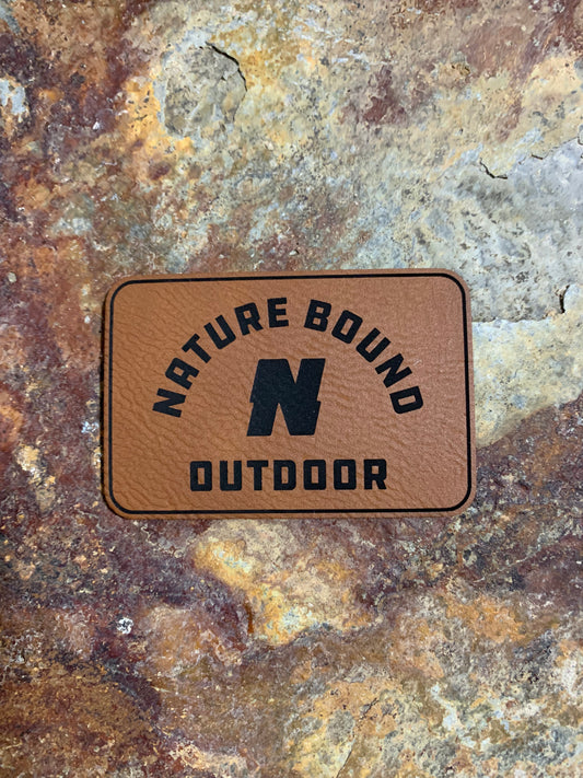 Nature Bound Outdoor Logo - VELPATCH 3" x 2" inch Hook Backed Patch