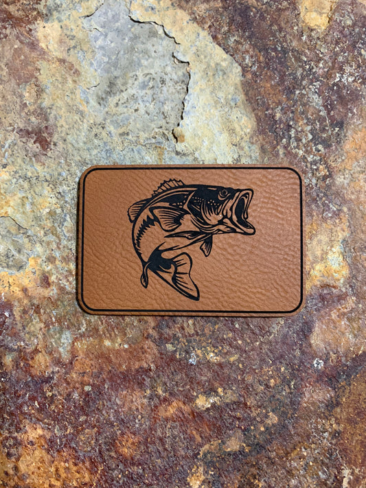 Nature Bound Outdoor Largemouth Bass - VELPATCH 3" x 2" inch Hook Backed Patch