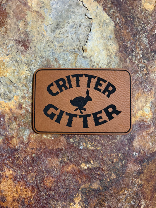 Nature Bound Outdoor Critter Gitter - VELPATCH 3" x 2" inch Hook Backed Patch