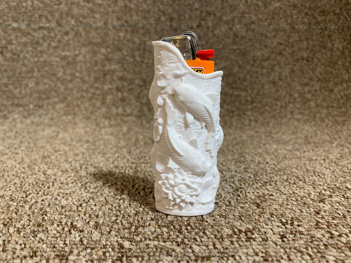 Harmonious Fish Lighter Cover – Fits Full-Size BIC® Lighters