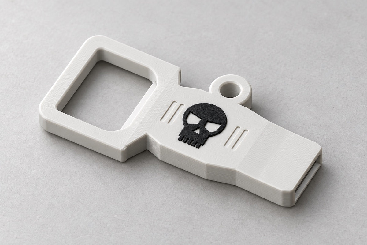 Dual Bite Keychain – 2-in-1 Bottle & Can Tab Opener
