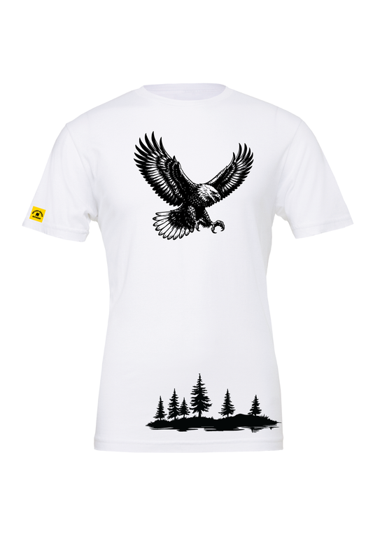 Nature Bound Outdoor Eagle and Forest T-Shirt