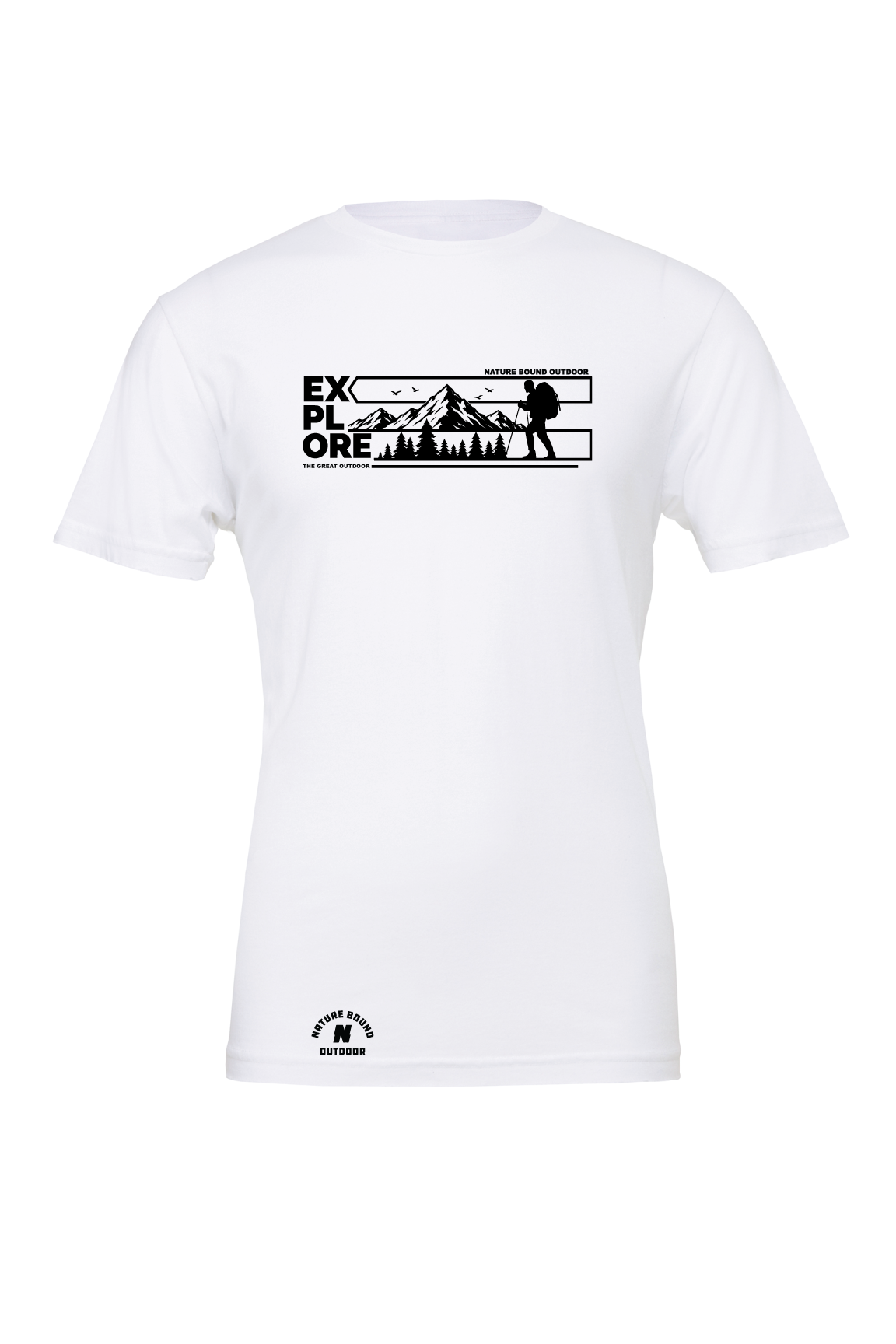 Nature Bound Outdoor Explore The Great Outdoor T-Shirt