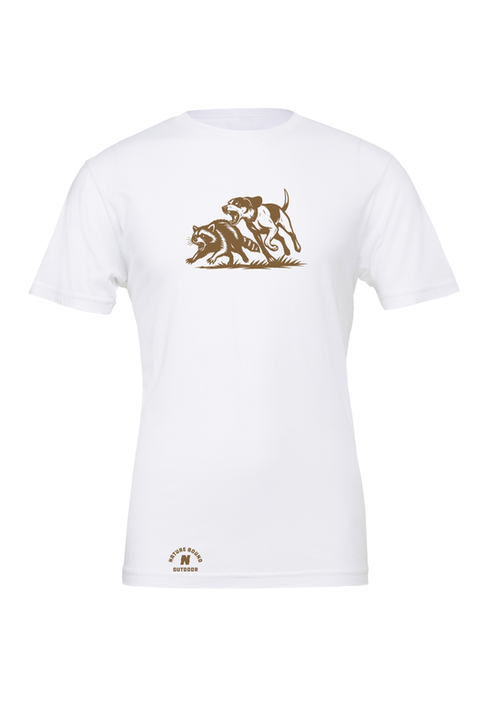Nature Bound Outdoor Hound And Raccoon T-Shirt