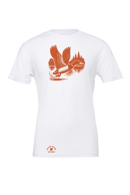 Nature Bound Outdoor Mallard Duck Scene T-Shirt