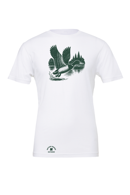 Nature Bound Outdoor Mallard Duck Scene T-Shirt