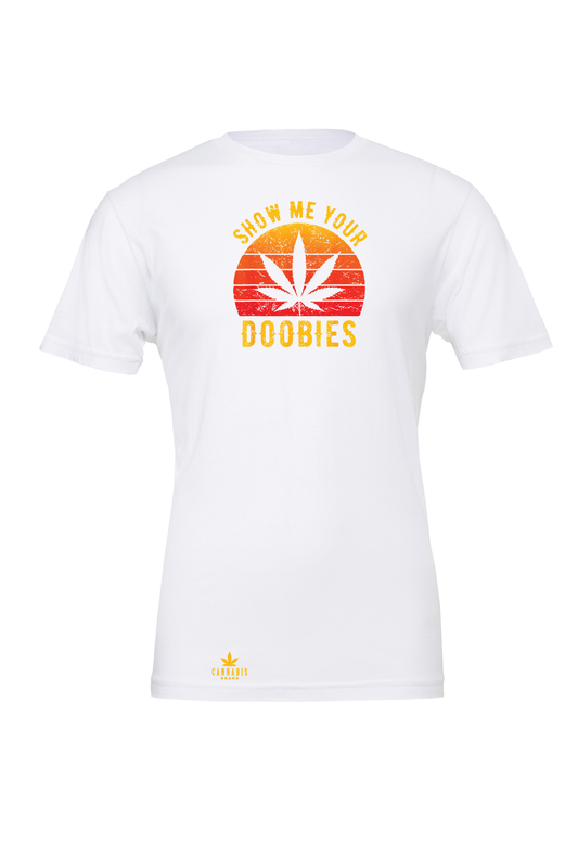 Cannabis Brand Show Me Your Doobies Sunburst T-Shirt
