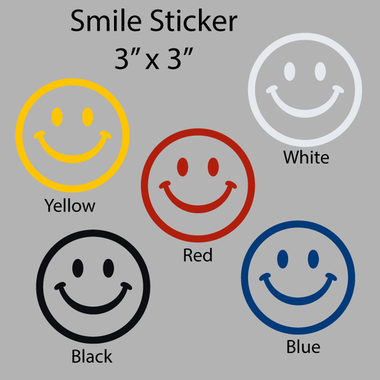 Smile Clothing Vinyl Sticker
