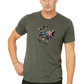 USA Skeleton Fishing Hunter T-Shirt