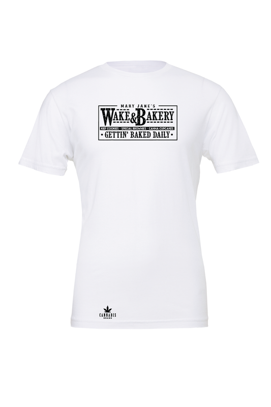 Cannabis Brand Wake And Bakery T-Shirt