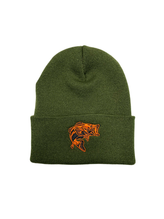 Largemouth Bass Beanie by NBO